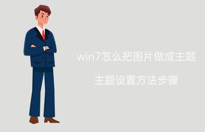 win7怎么把图片做成主题 主题设置方法步骤？